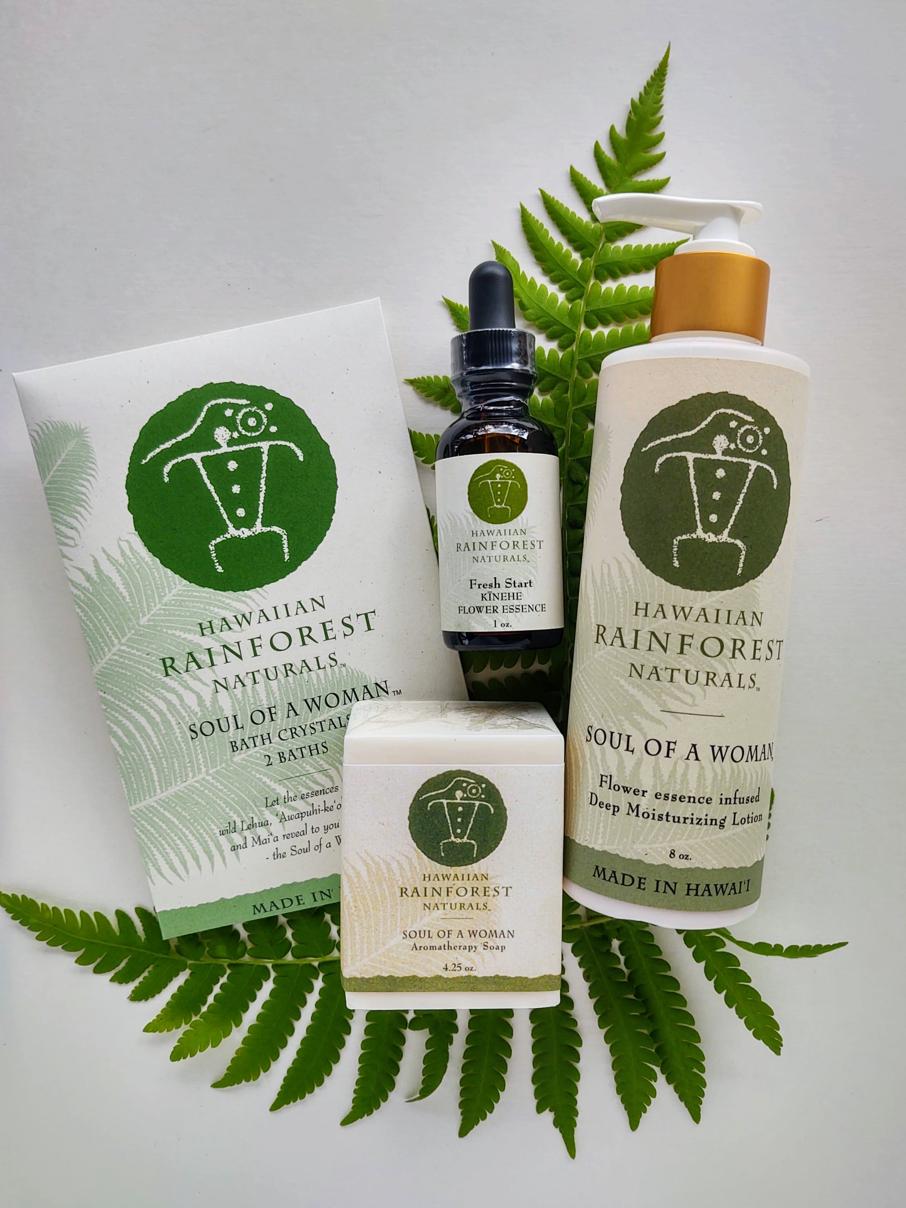 hawaiian woman lotion gift set
